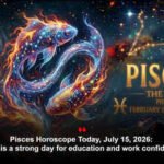 Pisces Horoscope Today, July 15, 2026: This is a strong day for education and work confidence