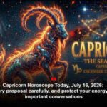 Capricorn Horoscope Today, July 16, 2026: Read every proposal carefully, and protect your energy between important conversations