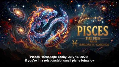 Pisces Horoscope Today, July 16, 2026: If you’re in a relationship, small plans bring joy