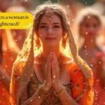 What happens when a woman is spiritually enlightened?