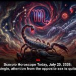 Scorpio Horoscope Today, July 20, 2026: If you’re single, attention from the opposite sex is quite possible