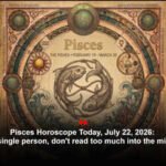 Pisces Horoscope Today, July 22, 2026: If you’re a single person, don’t read too much into the mixed signals
