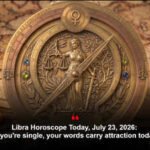 Libra Horoscope Today, July 23, 2026: If you’re single, your words carry attraction today