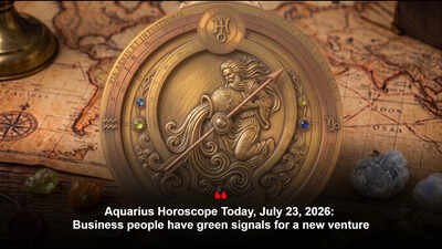 Aquarius Horoscope Today, July 23, 2026: Business people have green signals for a new venture