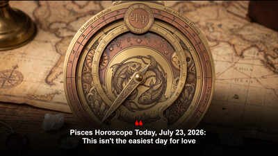 Pisces Horoscope Today, July 23, 2026: This isn’t the easiest day for love