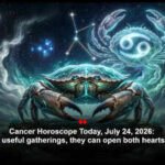 Cancer Horoscope Today, July 24, 2026: Say yes to useful gatherings, they can open both hearts and doors