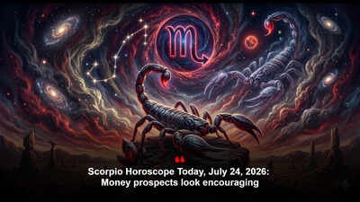 Scorpio Horoscope Today, July 24, 2026: Money prospects look encouraging