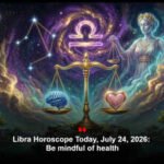 Libra Horoscope Today, July 24, 2026: Be mindful of health