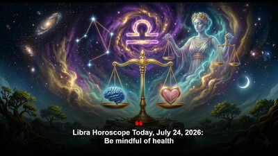 Libra Horoscope Today, July 24, 2026: Be mindful of health