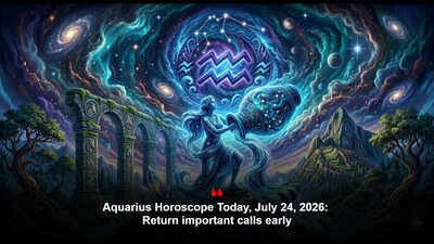 Aquarius Horoscope Today, July 24, 2026: Return important calls early