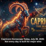 Capricorn Horoscope Today, July 26, 2026: Not every day is built for major wins