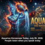Aquarius Horoscope Today, July 26, 2026: People listen when you speak today