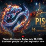 Pisces Horoscope Today, July 26, 2026: Business people can plan expansion now
