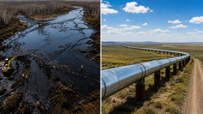 A Canadian pipeline company will pay .9 million after a rupture spilled 13,000 barrels of oil into a Kansas creek | World News