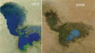 Africa’s Lake Chad has shrunk by 90% since 1960, now the government is paying  billion to redirect water from the Congo River Basin into the lake