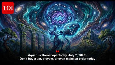 Aquarius Horoscope Today, July 7, 2026: Don’t buy a car, bicycle, or even make an order today