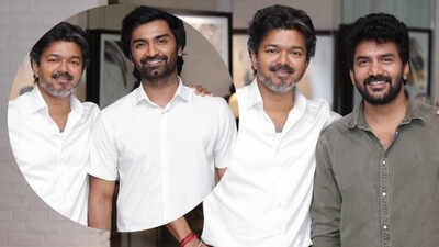 Atharvaa and Kavin meet Tamil Nadu CM Vijay ahead of their upcoming releases, share happiness on social media | Tamil Movie News