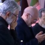 Watch: Top Iranian leaders, including Ghalibaf, break down as Ayatollah Khamenei’s week-long funeral begins