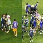 Tensions flare! Jude Bellingham slaps Argentina player on the head after England’s World Cup semifinal defeat – WATCH | Football News
