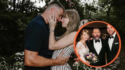 Travis Kelce reacts to AI wedding photo dropped by comedian Bert Kreischer with Taylor Swift hours before rehearsal dinner |