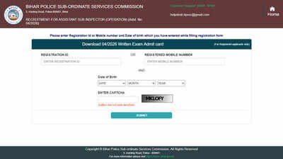 Bihar Police ASI Admit Card 2026 released, download hall ticket for July 22 exam here