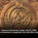 Capricorn Horoscope Today, July 23, 2026: Speculative investment is supported, but only after proper thought