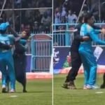 Fan on a mission: Pitch invader steals Rahmanullah Gurbaz’s cap mid-match and runs away – Watch | Cricket News