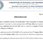 CLAT PG 2027 notification released: Registration begins August 3, exam on December 6