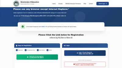 Delhi DoE EWS admission 2026 lottery result announced at edudel.nic.in; parents can check school allotment details here