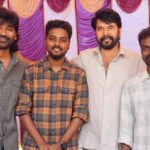 National Award winners Mammootty, Dhanush, Rajkumar Periyasamy, and Kalaivanan celebrate together on ‘OM’ sets | Tamil Movie News