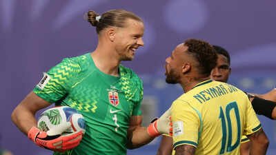 ‘Not to me’: What Neymar told Norway goalkeeper Ørjan Nyland after scoring penalty in Brazil’s World Cup defeat | Football News