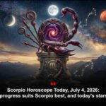 Scorpio Horoscope Today, July 4, 2026: Quiet progress suits Scorpio best, and today’s stars agree