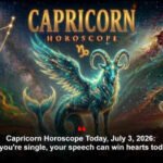 Capricorn Horoscope Today, July 3, 2026: If you’re single, your speech can win hearts today