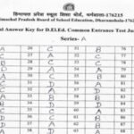 HPBOSE DElEd CET answer key 2026 released at hpbose.org: Direct link to download, objection details here