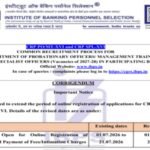 IBPS PO, SO recruitment 2026: Registration deadline extended till July 26, check steps to apply
