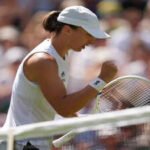 Iga Swiatek breaks down in tears after surviving nervy Wimbledon title defence opener | Tennis News