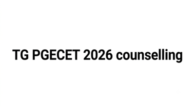 TG PGECET 2026 counselling registration begins: Here’s how to apply by July 9