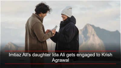 Imtiaz Ali’s daughter Ida Ali gets engaged to Krish Agrawal; Shares romantic Norway proposal video | Hindi Movie News