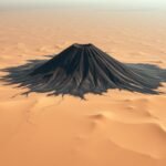 Jet-black Sahara volcano and skull-shaped crater captured in stunning NASA astronaut photo |