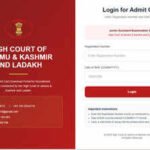 JK High Court Junior Assistant admit card 2025 released at jkhighcourt.nic.in; download hall ticket for July 19 exam here