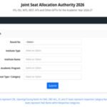 JoSAA Round 3 cutoff 2026 released at josaa.nic.in; here’s how to check