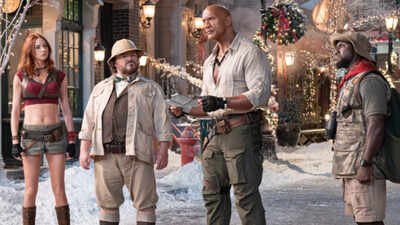 ‘Jumanji: Open World’ trailer reunites Dwayne Johnson, Kevin Hart, Jack Black and Karen Gillan for ‘one last game’; film sets up Christmas clash with Shah Rukh Khan’s ‘King’ |