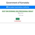 Karnataka DCET provisional result 2026 released at cetonline.karnataka.gov.in: Direct link to download scorecards