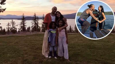 Lewis Hamilton lends support to Kim Kardashian as she mourns grandmother MJ’s demise; shares unseen pics from getaway with her kids |