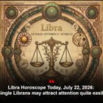Libra Horoscope Today, July 22, 2026: Single Librans may attract attention quite easily