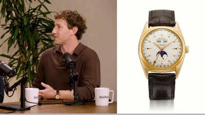 Rolex: Meta CEO Mark Zuckerberg wore a  million vintage watch from the 1950s that tracks the cycles of the moon while talking about how AI could help medical research