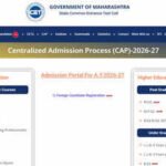 MHT CET 2026 final merit list to release today, check CAP Round 1 schedule here