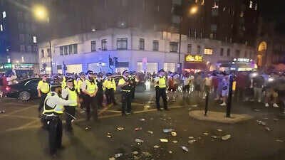 Watch: Morocco fans clash with police in London after World Cup exit; Paris stays calm after France win | Football News