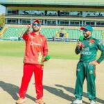 Zimbabwe 2/0 in 0.1 Overs