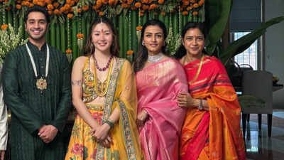 Namrata Shirodkar shares glimpses from Mahesh Babu’s nephew Siddharth Galla and Aigu’s Italy wedding celebrations |